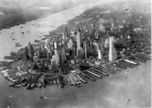 Une vue de Manhattan en 1931