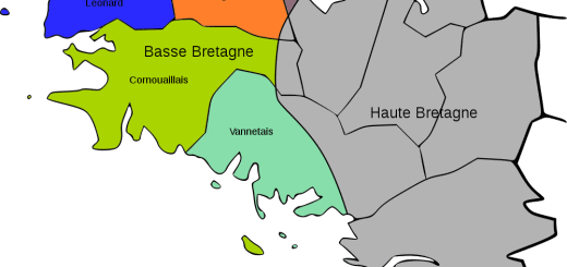 Les différents dialectes bretons