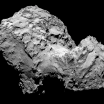 Prise de vue de la comète par la sonde Rosetta ©ESA/Rosetta/MPS for OSIRIS Team MPS/UPD/LAM/IAA/SSO/INTA/UPM/DASP/IDA