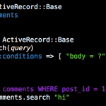 Exemple de code Ruby