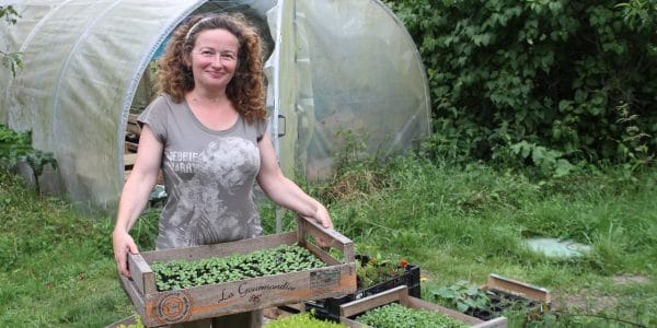 Céline, formée en agroécologie à la ferme de Sainte Marthe © Sol Céline, formée en agroécologie à la ferme de Sainte Marthe © Sol