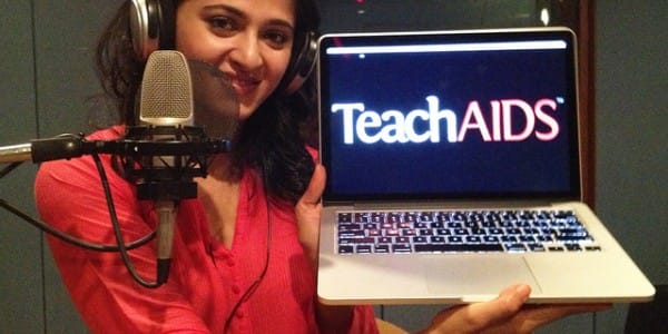L'actrice Anushka Shetty © TeachAIDS L'actrice Anushka Shetty © TeachAIDS