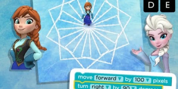 Lancez une séance de codage avec Elsa et Anna © Code.org Lancez une séance de codage avec Elsa et Anna © Code.org