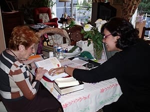 échanger de conseils entre générations © association LIEN