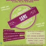 L'affiche de la boutique sans etiquette